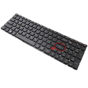 Tastatura Lenovo IdeaPad 500 15ACZ iluminata layout US fara rama enter mic