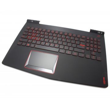 Tastatura Lenovo Legion Y520 15IKBA neagra cu Palmrest negru iluminata backlit