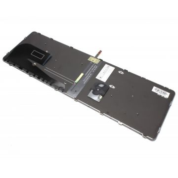 Tastatura HP 6037B0116737 Neagra cu rama neagra iluminata backlit