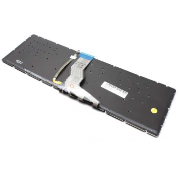 Tastatura HP Pavilion 15-AB iluminata verde layout US fara rama enter mic