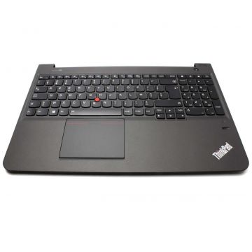 Tastatura Lenovo Thinkpad S531 SERIES Neagra cu Palmrest Gri si Decupaj Senzor Amprenta