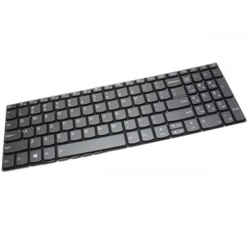 Tastatura Lenovo IdeaPad 320-15AST Taste gri iluminata backlit