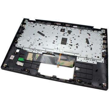 Tastatura Lenovo Yoga 530-14IKB Neagra cu Palmrest gri inchis iluminata backlit
