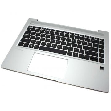 Tastatura HP ProBook 440 G6 Neagra cu Palmrest Argintiu