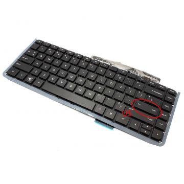 Tastatura Neagra HP Envy 15-3033cl iluminata layout US fara rama enter mic